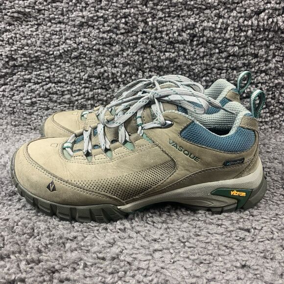 Vasque Talus Trek Low UltraDry Leather Vibram Trail/Hiking Shoes. Women's 8.5 W - Picture 1 of 8